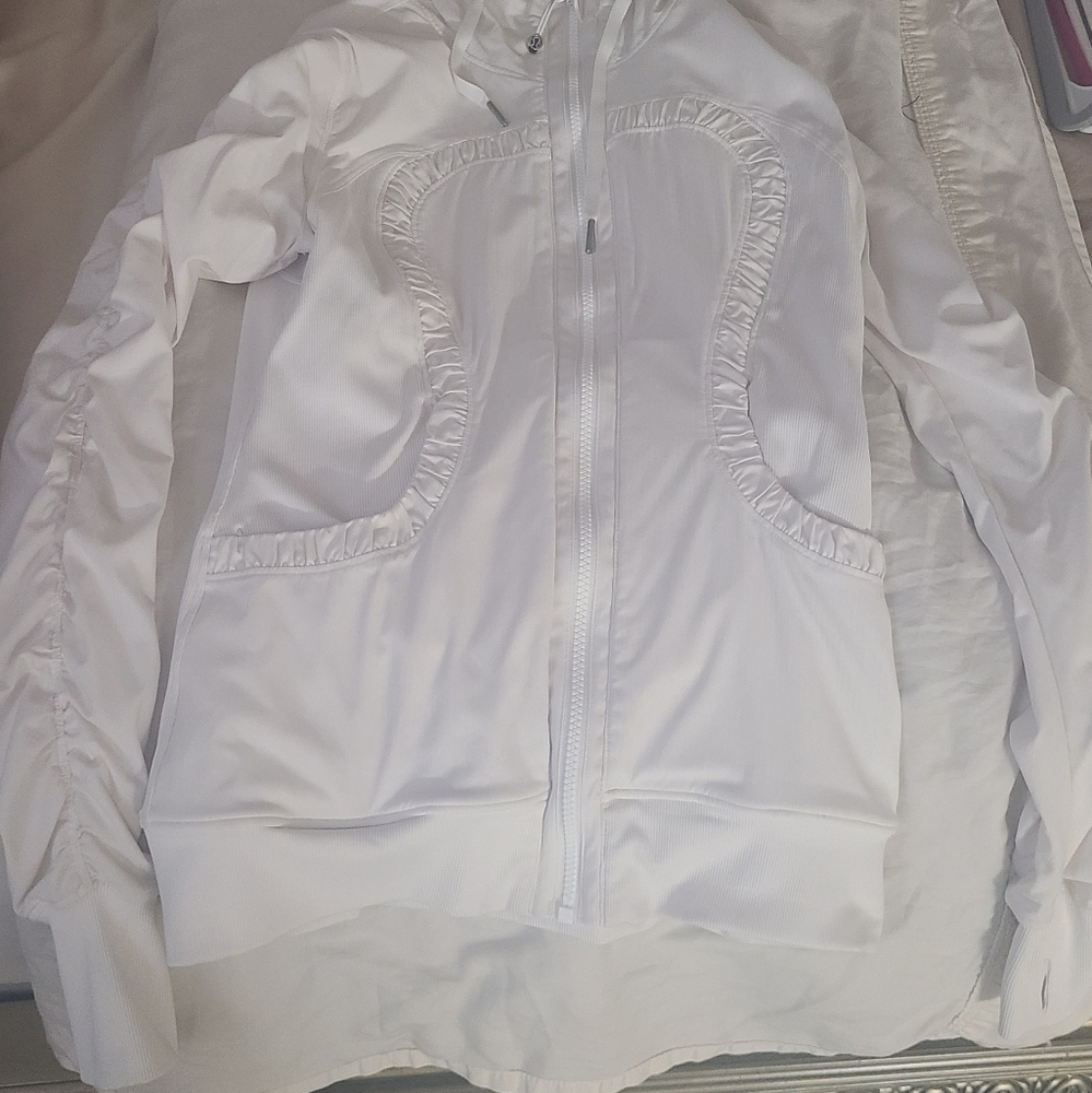 White Lululemon jacket